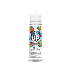 Iced Up Vape Juice  Freebase - Strawberry Kiwi Ice (60 mL)