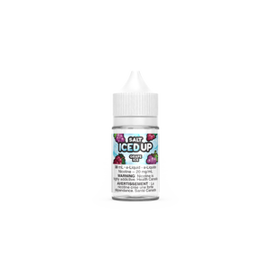 Iced Up Salt Nic Vape Juice - Grape Ice (30ml)