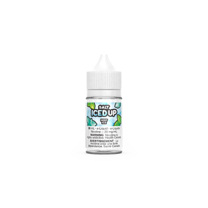 Iced Up Vape Juice Salt Nic - Mint  Ice (30mL)