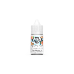 Iced Up Vape Juice Salt Nic - Peach Ice (30mL)