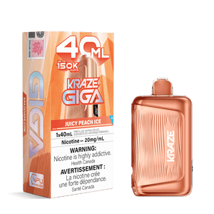 Kraze Giga 150k Puffs Disposable Vape - Juicy Peach Ice