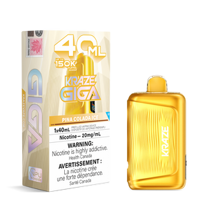 Kraze Giga 150k Puffs Disposable Vape - Pina Colada Ice