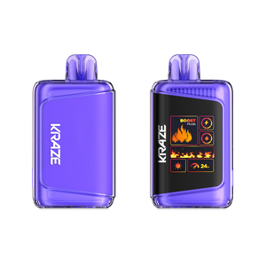 Kraze Mega 20K Puffs Disposable Vape - Grape Ice