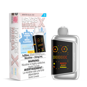 Kraze Mega X - White G.B. Ice