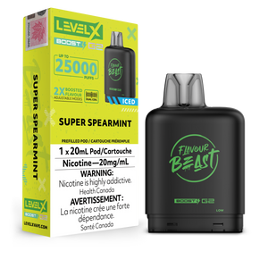 Level X Flavour Beast Boost G2 - Super Spearmint Iced