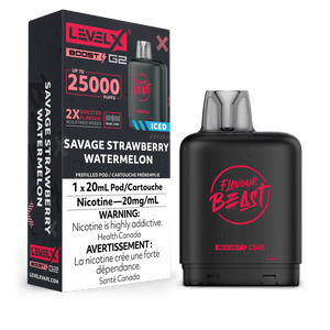 Level X Flavour Beast Boost G2 - Savage Strawberry Watermelon