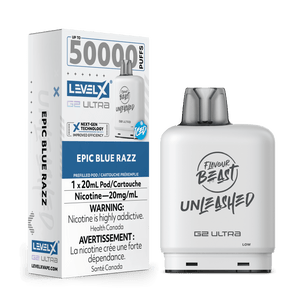 Level X Flavour Beast Unleashed G2 Ultra- Epic Blue Razz Iced
