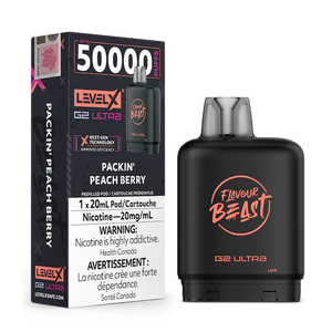 Level X Flavour Beast G2 Ultra - Packin' Peach Berry