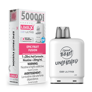 Level X Flavour Beast Unleashed G2 Ultra 50K puffs Vape Pod - Epic Fruit Fusion Iced