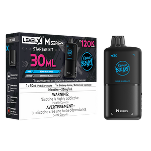 Flavour Beast Level X M Series Starter Kit 120K Puffs - Bomb Blue Razz