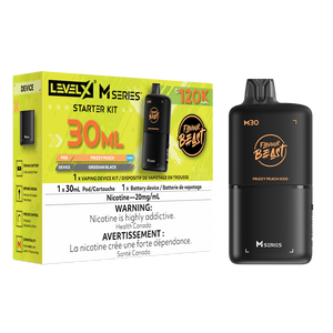 Flavour Beast Level X M Series Starter Kit 120K Puffs - Frizzy Peach Iced