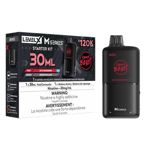 Flavour Beast Level X M Series Starter Kit 120K Puffs - Sic Strawberry Iced