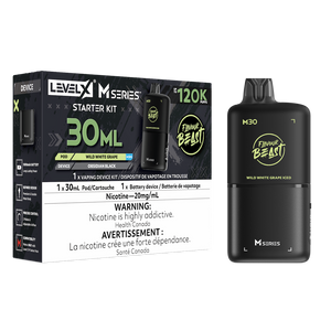 Flavour Beast Level X M Series Starter Kit 120K Puffs - Wild White Grape Iced