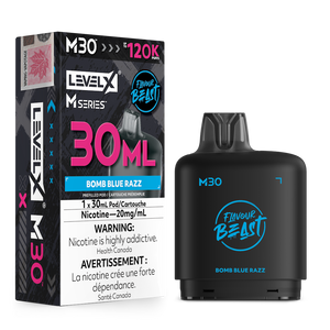 Flavour Beast Level X M Series M30 120K Puffs Vape Pod - Bomb Blue Razz