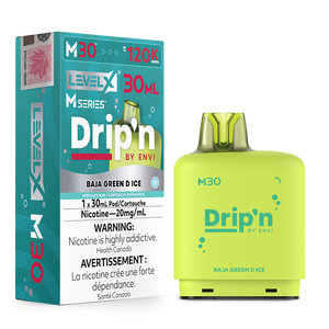 Drip'n Level X M Series M30 120K Puffs Vape Pod - Baja Green D Ice