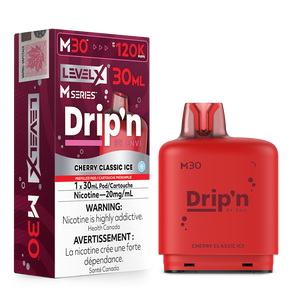 Drip'n Level X M Series M30 120K Puffs Vape Pod - Cherry Classic Ice