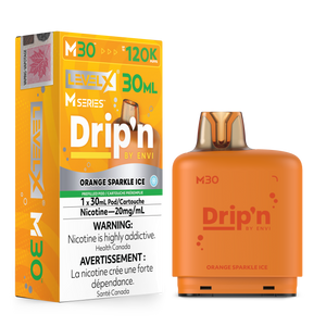 Drip'n Level X M Series M30 120K Puffs Vape Pod - Orange Sparkle Ice