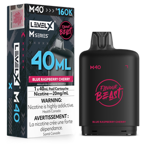 Flavour Beast Level X M Series M40 160K Puffs Vape Pod - Blue Raspberry Cherry