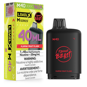Flavour Beast Level X M Series M40 160K Puffs Vape Pod - Flippin' Fruit Flash