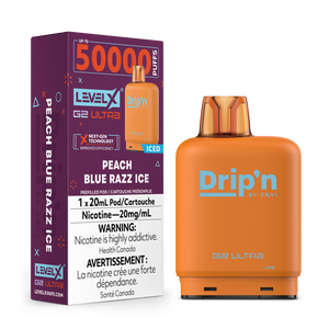 Level X Dripn G2 Ultra - Peach Blue Razz Ice