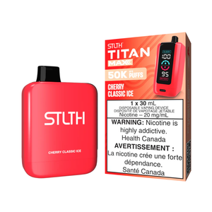 STLTH  Titan Max Disposable Vape - Cherry Classic Ice