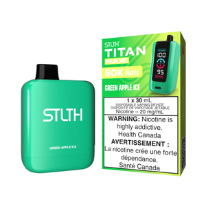 STLTH  Titan Max Disposable Vape - Green Apple Ice