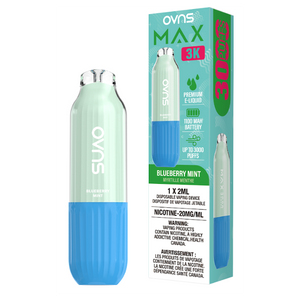 OVNS Max 3k Puffs Disposable Vape- Blueberry Mint
