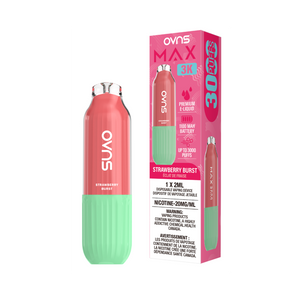 OVNS Max 3k Puffs Disposable Vape- Strawberry Brust