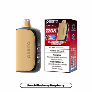 Orbito Lumo Ai 120k Disposable Vape - Peach Blueberry Raspberry