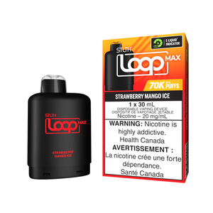 STLTH 70k Loop Max Pre-filled Vape Pod - Strawberry Mango Ice