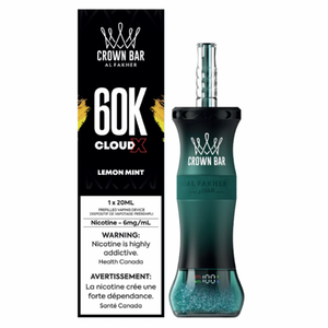 Al Fakher Crown Bar Cloud X 60K Disposable Vape - Lemon Mint