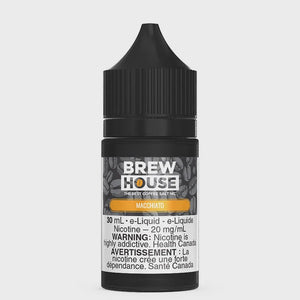 Brew House Coffee Salt Nic Macchiato 30 mL 20 mg