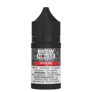 Brew House Salt Nic - Caffe Del Latte 30ml 20mg
