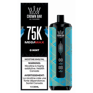 Al Fakher Crown Bar 75K Mega Max Disposable Vape - Gum Mint