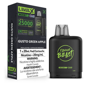Level X Flavour Beast Boost G2 - Gusto Green Apple