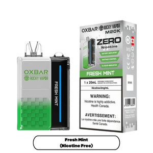 Oxbar M20K Nic Free Disposable Vape - Fresh Mint