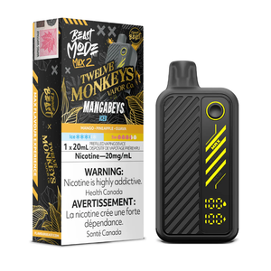 Flavour Beast Mode Max 2 Twelve Monkey Disposable Vape - Mangabeys Iced