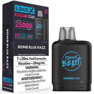 Level X Flavour Beast Boost G2 - Bomb Blue Razz