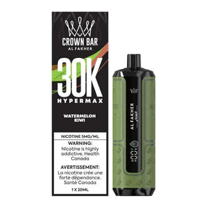 Al Fakher Crown Bar 30k HyperMax Disposable Vape - Watermelon Kiwi