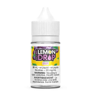 Lemon Drop Salt Nic Vape Juice - Grape (30ml)
