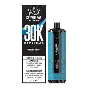 Al Fakher Crown Bar 30k HyperMax Disposable Vape - Chew Mint