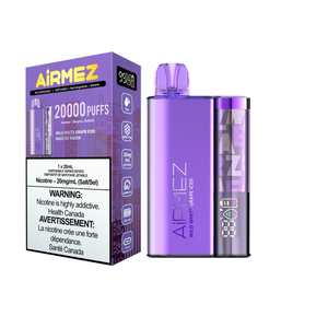 Airmez Disposable Vape 20mL - Wild White Graped Iced