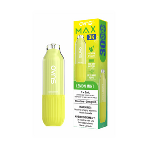 OVNS Max 3k Puffs Disposable Vape - Lemon Mint