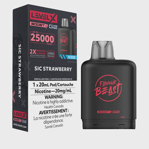 Level X Flavour Beast Boost G2 - Sic Strawberry