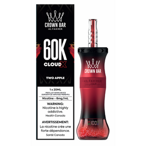 Al Fakher Crown Bar Cloud X 60K Disposable Vape - Double Apple
