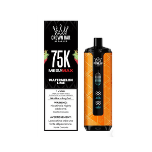 Al Fakher Crown Bar 75K Mega Max Disposable Vape - Watermelon Lime
